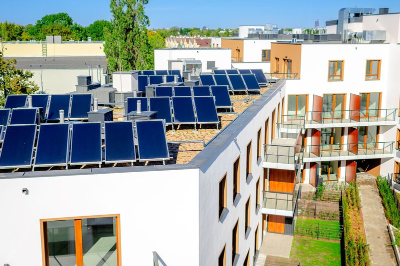 Apartamenty Solipska - instalacja fotowoltaiczna