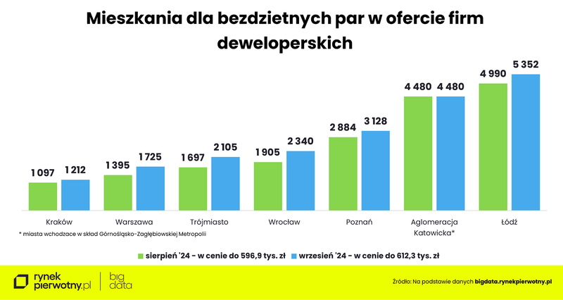 Wyk. 3 - Mieszkania dla bezdzietnych par