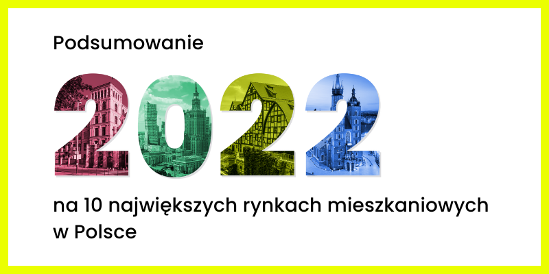 Podsumowanie 2022 na 10 największych rynkach mieszkaniowych w Polsce